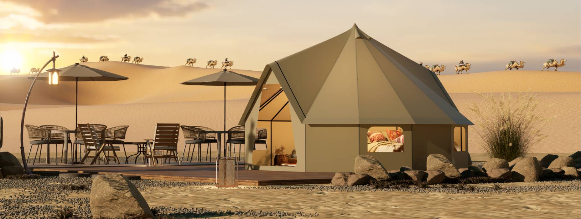 林芝露营酒店帐篷产品